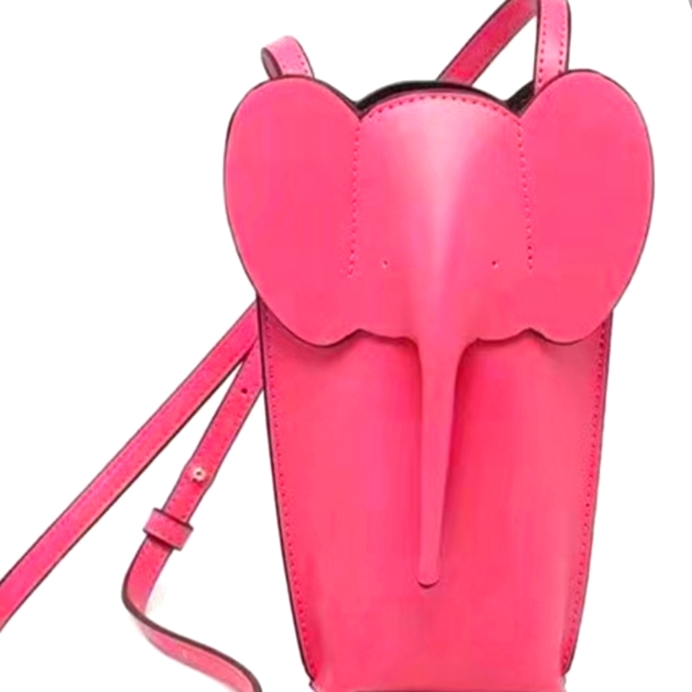 Elephant crossbody bags. 7.5 Just 1 Barbie pink fuscia. Tan avail. Carmel too
